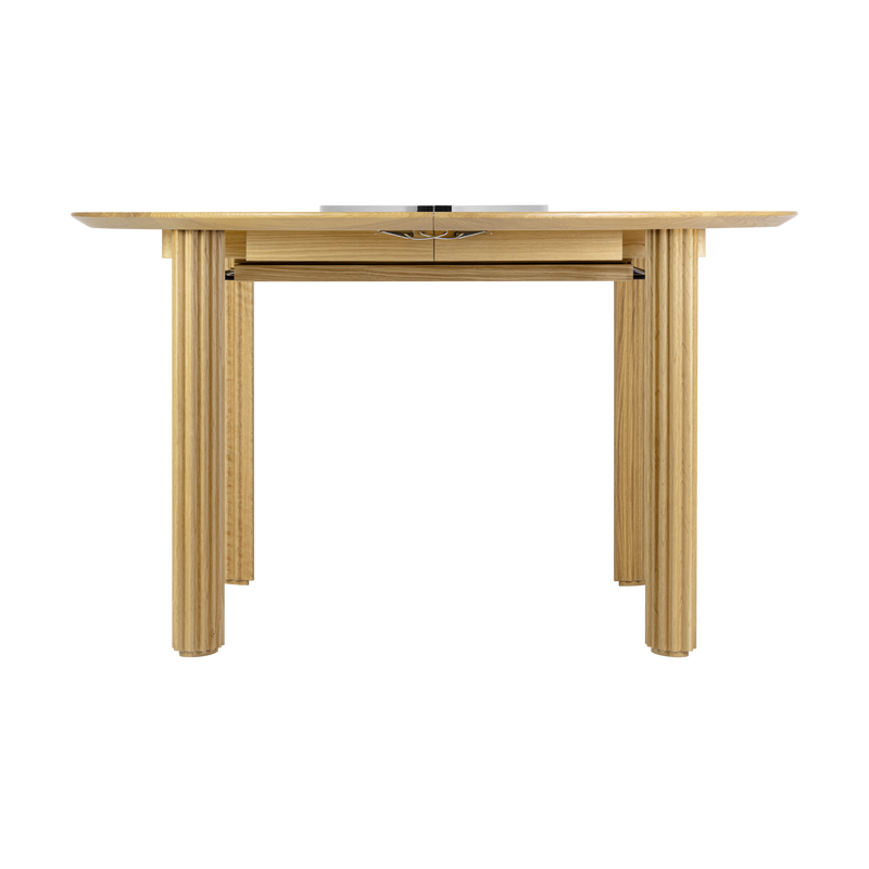 UMAGE_packshot_Comfort Circle_with extension_rippled_oak_Ceramic Top_steel_(2).png